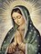 Round Full Drill Diamond Painting Kit, 5D Pray Virgin Mary Diamond Dots Arts Crafts Set Religious Belief Diamond Painting with Gem for Adult Beginner Virgin Mary Room Decor (12X16 inches)